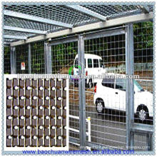 Silver stainless steel rot proof road safety fence